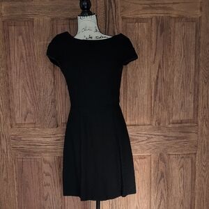 41 Hawthorn Black Fit-and-Flare Mini Dress
